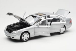 Mercedes S600 W220 Sidabrinė Metallic Norev 1:18 183810 Metalas - nuotrauka 2 iš 8