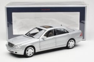 Mercedes S600 W220 Sidabrinė Metallic Norev 1:18 183810 Metalas - nuotrauka 8 iš 8