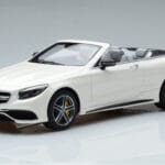 Mercedes AMG S63 A217 Kabrioletas Diamond Baltas GT Spirit 1:18