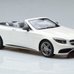 Mercedes AMG S63 A217 Kabrioletas Diamond Baltas GT Spirit 1:18 - image 4 of 6