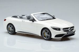 Mercedes AMG S63 A217 Kabrioletas Diamond Baltas GT Spirit 1:18 B66965712 Derva - nuotrauka 4 iš 6