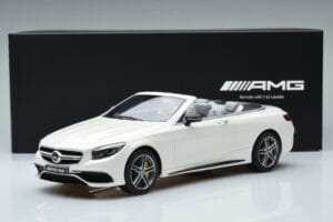 Mercedes AMG S63 A217 Kabrioletas Diamond Baltas GT Spirit 1:18 B66965712 Derva - nuotrauka 6 iš 6
