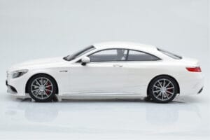 Mercedes AMG S63 C217 Coupe Baltas GT Spirit 1:18 B66960372 Derva - nuotrauka 3 iš 6