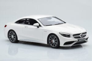 Mercedes AMG S63 C217 Coupe Baltas GT Spirit 1:18 B66960372 Derva - nuotrauka 4 iš 6