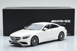 Mercedes AMG S63 C217 Coupe Baltas GT Spirit 1:18 B66960372 Derva - nuotrauka 6 iš 6