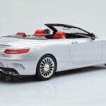 Mercedes AMG S65 A217 Kabrioletas Sidabrinis GT Spirit 1:18 - image 2 of 6