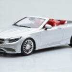 Mercedes AMG S65 A217 Kabrioletas Sidabrinis GT Spirit 1:18
