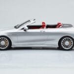 Mercedes AMG S65 A217 Kabrioletas Sidabrinis GT Spirit 1:18 - image 3 of 6