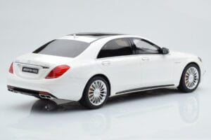 Mercedes AMG S65 W222 Baltas GT Spirit 1:18 B66960371 Derva - nuotrauka 2 iš 8