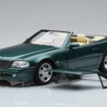 Mercedes SL500 R129 Žalias Metalinis Norev 1:18 183753 Metalas - image 3 of 8