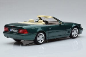 Mercedes SL500 R129 Žalias Metalinis Norev 1:18 183753 Metalas - nuotrauka 4 iš 8