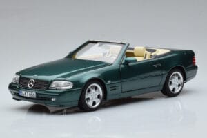 Mercedes SL500 R129 Žalias Metalinis Norev 1:18 183753 Metalas