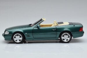 Mercedes SL500 R129 Žalias Metalinis Norev 1:18 183753 Metalas - nuotrauka 5 iš 8