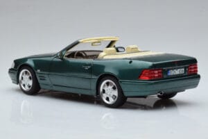 Mercedes SL500 R129 Žalias Metalinis Norev 1:18 183753 Metalas - nuotrauka 7 iš 8