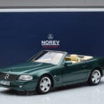 Mercedes SL500 R129 Žalias Metalinis Norev 1:18 183753 Metalas - image 8 of 8