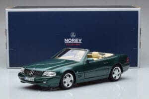 Mercedes SL500 R129 Žalias Metalinis Norev 1:18 183753 Metalas - nuotrauka 8 iš 8