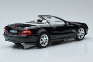 Mercedes SL500 R230 Juodas Norev 1:18 183840 Metalas - nuotrauka 3 iš 8