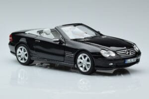 Mercedes SL500 R230 Juodas Norev 1:18 183840 Metalas - nuotrauka 5 iš 8