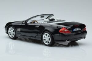 Mercedes SL500 R230 Juodas Norev 1:18 183840 Metalas - nuotrauka 6 iš 8