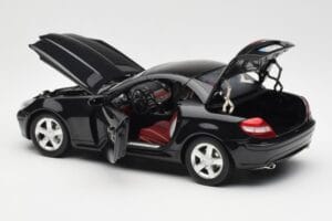 Mercedes SLK R171 Obsidian Juodas Metallic Minichamps 1:18 B66962319 Metalas - nuotrauka 6 iš 9