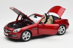 Mercedes SLK R172 Designo Zircon Raudonas Minichamps 1:18 B66960513 Metalas - nuotrauka 2 iš 8