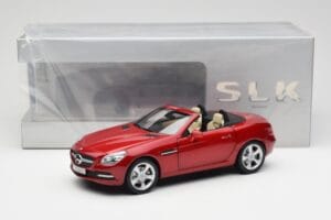 Mercedes SLK R172 Designo Zircon Raudonas Minichamps 1:18 B66960513 Metalas - nuotrauka 8 iš 8