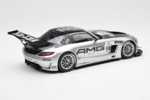 Mercedes SLS AMG GT3 #96 M. Hakkinen AMG Customer Sports 6 Hours of Zhuhai ILMC 2011 Minichamps 1:18 B66960197 Metalas - nuotrauka 2 iš 6