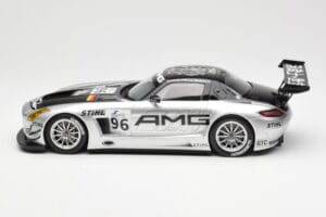 Mercedes SLS AMG GT3 #96 M. Hakkinen AMG Customer Sports 6 Hours of Zhuhai ILMC 2011 Minichamps 1:18 B66960197 Metalas - nuotrauka 3 iš 6