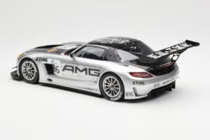 Mercedes SLS AMG GT3 #96 M. Hakkinen AMG Customer Sports 6 Hours of Zhuhai ILMC 2011 Minichamps 1:18 B66960197 Metalas - nuotrauka 5 iš 6