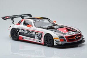 Mercedes SLS AMG GT3 Munnich Motorsport #38 M. Basseng / M. Winkelhock Champions FIA GT1 World Championship 2012 Minichamps 1 - nuotrauka 4 iš 6