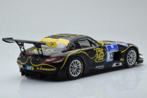 Mercedes SLS AMG GT3 Rowe Racing #125 Zehe / Bullitt / Renger / Hartung ADAC 24 Hours of Nurburgring 2013 Minichamps 1:18 151 - nuotrauka 2 iš 6