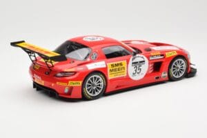 Mercedes SLS AMG GT3 #35 Team Black Falcon T. Heyer / Jafer / Lemeret 24 Hours of Spa 2011 Minichamps 1:18 151113135 Metalas - nuotrauka 2 iš 6