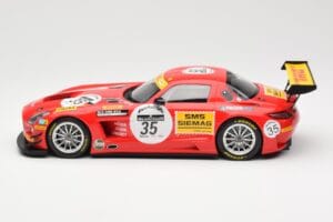 Mercedes SLS AMG GT3 #35 Team Black Falcon T. Heyer / Jafer / Lemeret 24 Hours of Spa 2011 Minichamps 1:18 151113135 Metalas - nuotrauka 3 iš 6