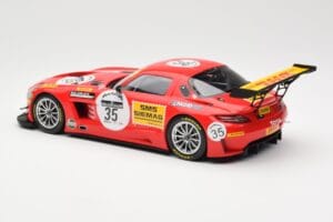 Mercedes SLS AMG GT3 #35 Team Black Falcon T. Heyer / Jafer / Lemeret 24 Hours of Spa 2011 Minichamps 1:18 151113135 Metalas - nuotrauka 5 iš 6