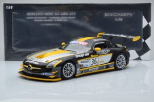Mercedes SLS AMG GT3 Team Erebus Motorsport #36 B. Schneider / A. Jager / C. Roloff Winners Bathurst 12 Hours 2013 Minichamps - nuotrauka 6 iš 6