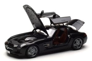 Mercedes SLS AMG Obsidian Juodas Metalinis Minichamps 1:18 B66960042 Metalas - nuotrauka 2 iš 7