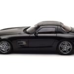 Mercedes SLS AMG Obsidian Juodas Metalinis Minichamps 1:18 - image 4 of 7
