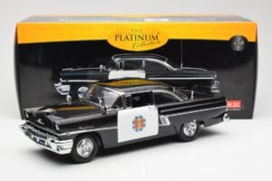 Mercury Montclair Hardtop Policijos Automobilis Sun Star 1:18 5146 Metalas - nuotrauka 7 iš 7