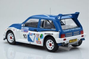 MG Metro 6R4 #10 M. Wilson / N. Harris RAC Rally 1986 IXO 1:18 18RMC068A Metalas - nuotrauka 5 iš 6