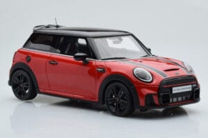 Mini Cooper S JCW F56 Raudonas Otto 1:18 OT984 Derva - nuotrauka 4 iš 6