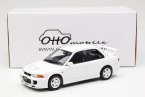 Mitsubishi Lancer Evo III Scotia Baltas Otto 1:18 OT1065 Derva - nuotrauka 6 iš 6