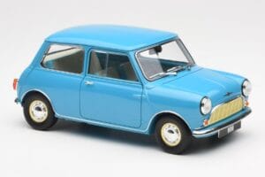 Morris Mini Minor Mėlynas Kyosho 1:18 08964BL Metalas - nuotrauka 6 iš 8