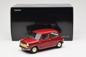 Morris Mini Minor Raudonas Kyosho 1:18 08964R Metalas - nuotrauka 8 iš 8