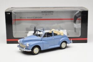 Morris Minor Kabrioletas Mėlynas Minichamps 1:18 150137030 Metalas - nuotrauka 8 iš 8