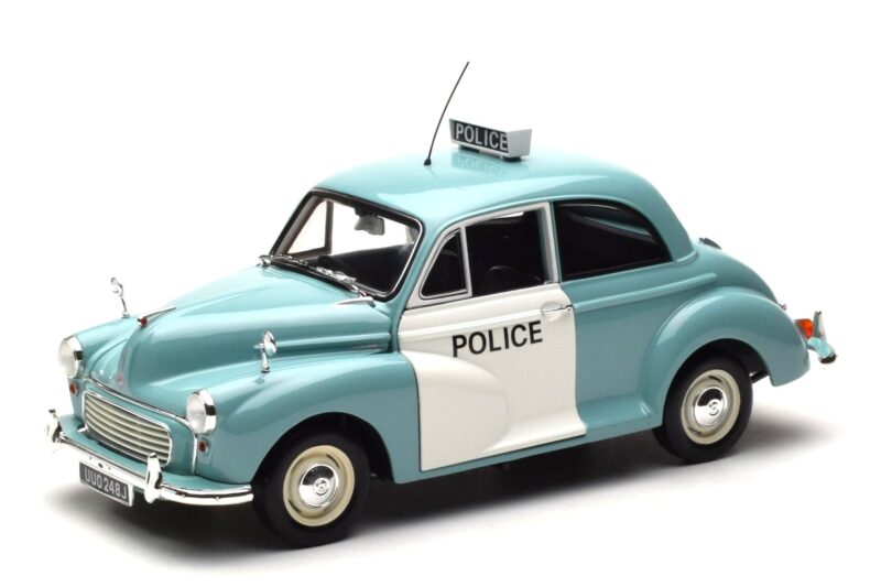 Morris Minor Policija Mėlynas & Baltas Minichamps 1:18