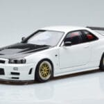 Nissan Skyline GT-R R34 Nismo Z-Tune Baltas MotorHelix 1:18