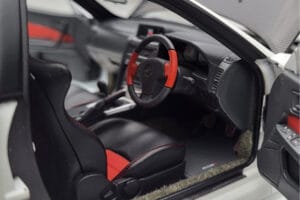 Nissan Skyline GT-R R34 Nismo Z-Tune Baltas MotorHelix 1:18 M83407 Metalas - nuotrauka 8 iš 11