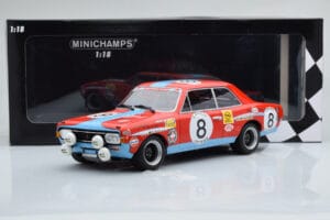 Opel Commodore A Steinmetz #8 Tuerlinx / T. Pilette 24 Hours of Spa 1972 Minichamps 1:18 155724608 Metalas - nuotrauka 6 iš 6