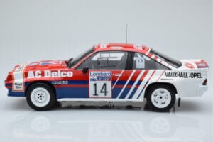 Opel Manta 400 #14 J. McRae / I. Grindrod RAC Rally 1985 IXO 1:18 18RMC098 Metalas - nuotrauka 3 iš 6