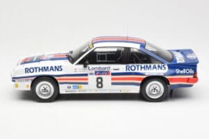 Opel Manta 400 Rothmans #8 J. McRae / I. Grindrod Lombard RAC Rally 1983 IXO 1:18 18RMC038A Metalas - nuotrauka 3 iš 6